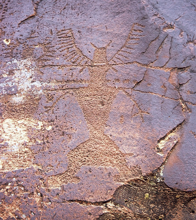 Fremont Style Rock Art Panel