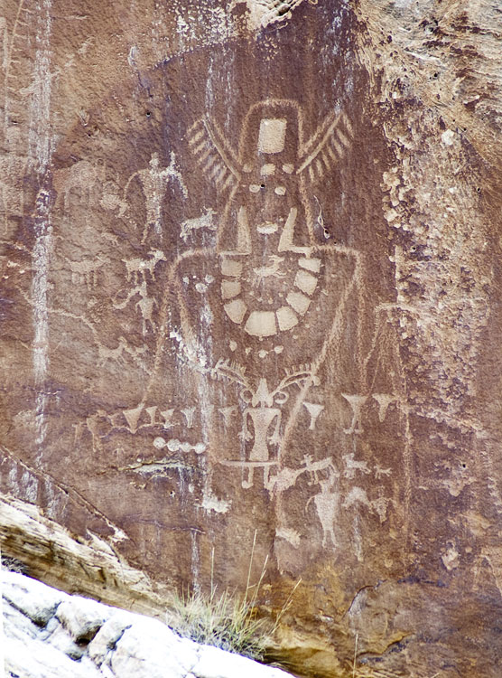 Fremont Style Rock Art Panel