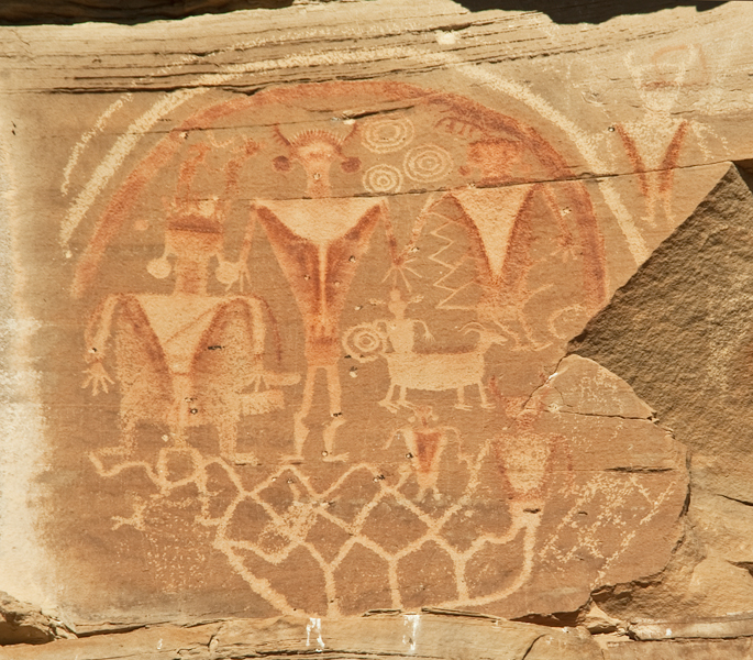 Fremont Style Rock Art Panel