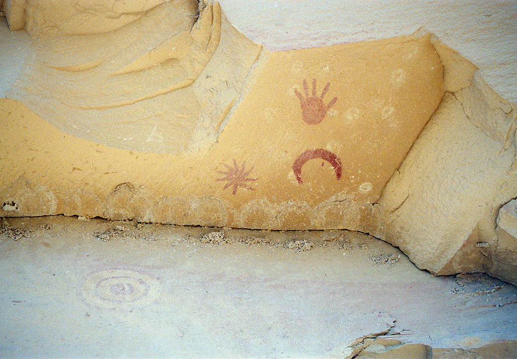 Ancestral Pueblo rock art painting
